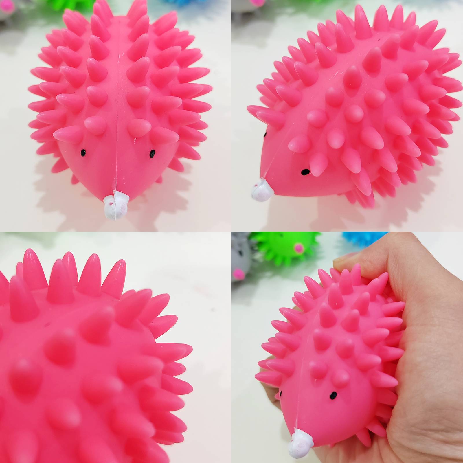 Infant Kindergarten Hands Grab a Small Massage Ball Baby Flowing Soft hedgehog toy Ball Children Plastic Stabbing Ball