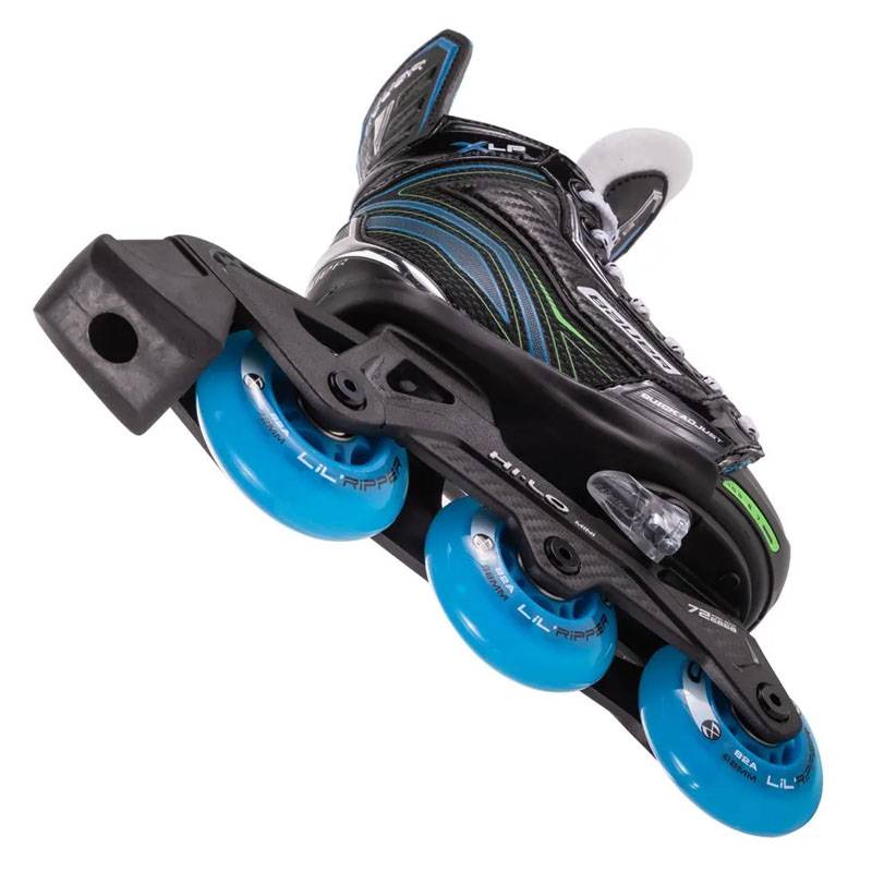 BAUER XLP JUNIOR WITH A BRAKE TO REGULATE A LAND HOCKEY ROLLER