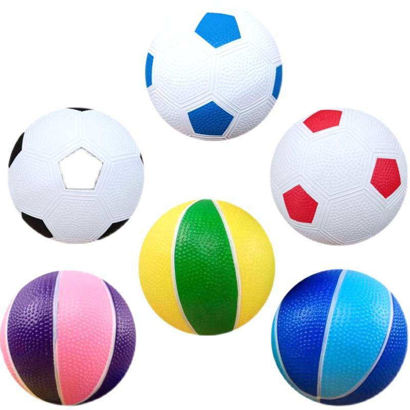 Children's tri-in-one sports set 1-3-year-old kindergarten Hahapi basketball football football rugby toys