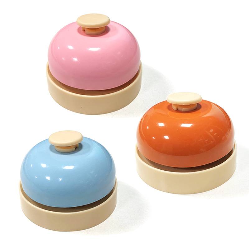 2 installed bells [pink+orange]