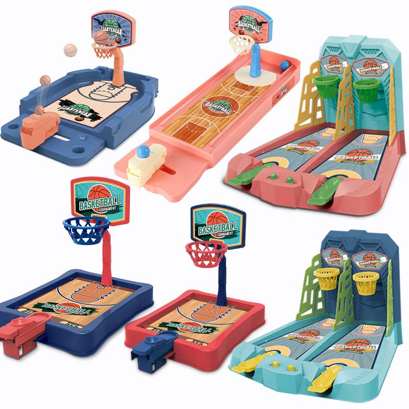 Children's mini vote for a basketball machine boy and girl finger ejection double interactive basketball toys home puzzle room