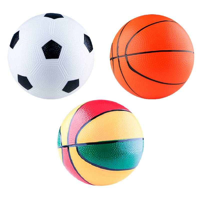 Haha ball baby toy ball elastic ball scratching ball children's football basketball baby skin ball one year old leather ball