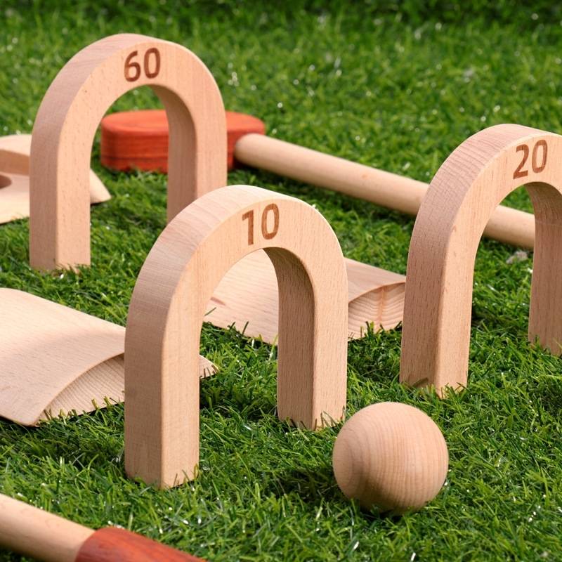 Outdoor camping parent -child game interactive golf club children's puzzle toy park travel picnic self -driving tour