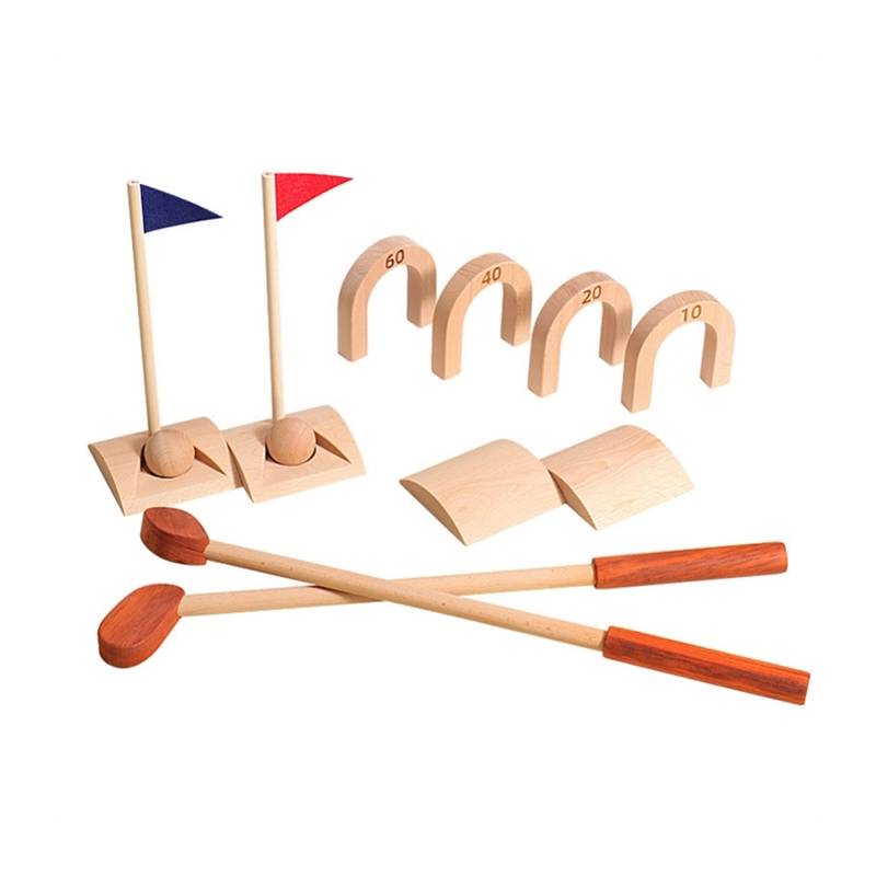 Outdoor camping parent -child game interactive golf club children's puzzle toy park travel picnic self -driving tour