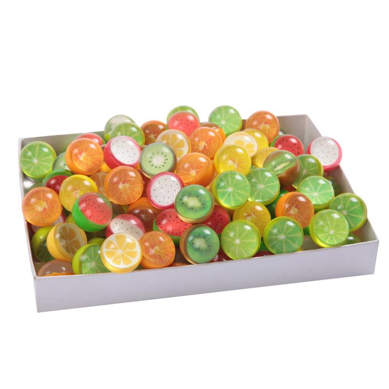  32 mixed fruit elastic ball, toys, toys, children's playball playbolic ball Rainbow Park floating ball