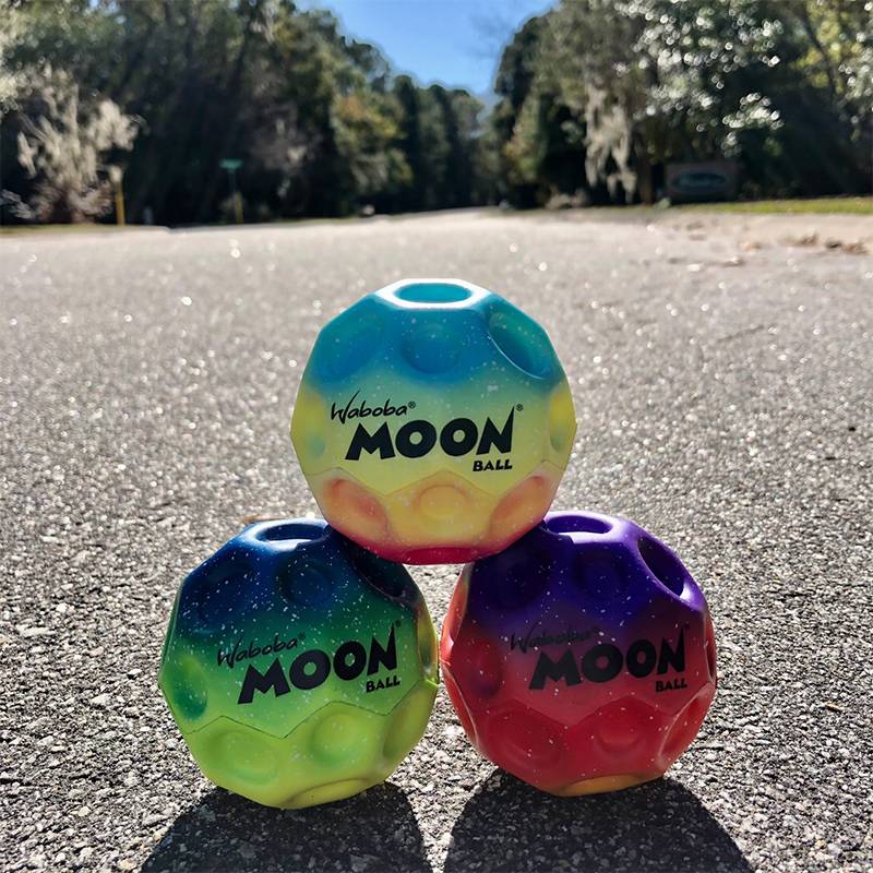 WABOBA Flying Moon Rainbow Moon Moon Outdoor Sports Camping High Plastic Ball Shooting Shooting Children's Toys Betting Ball