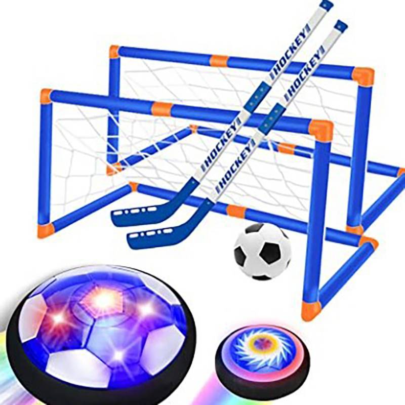 Children's hockey ice club collision ball ball door indoor electric toy kindergarten suspended charging football set