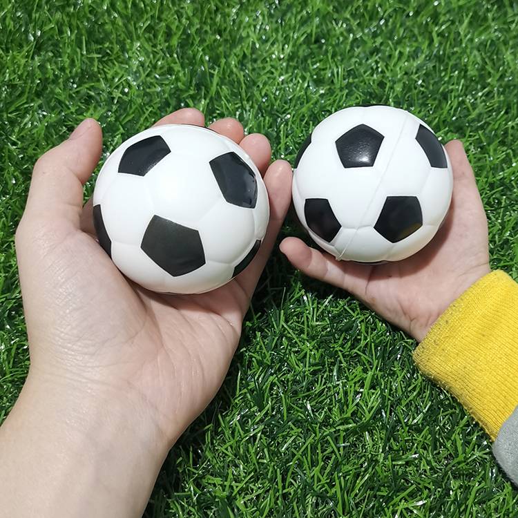 10cm basketball football decorative ornament children's toys shooting props model PU foam solid decompression stretch ball