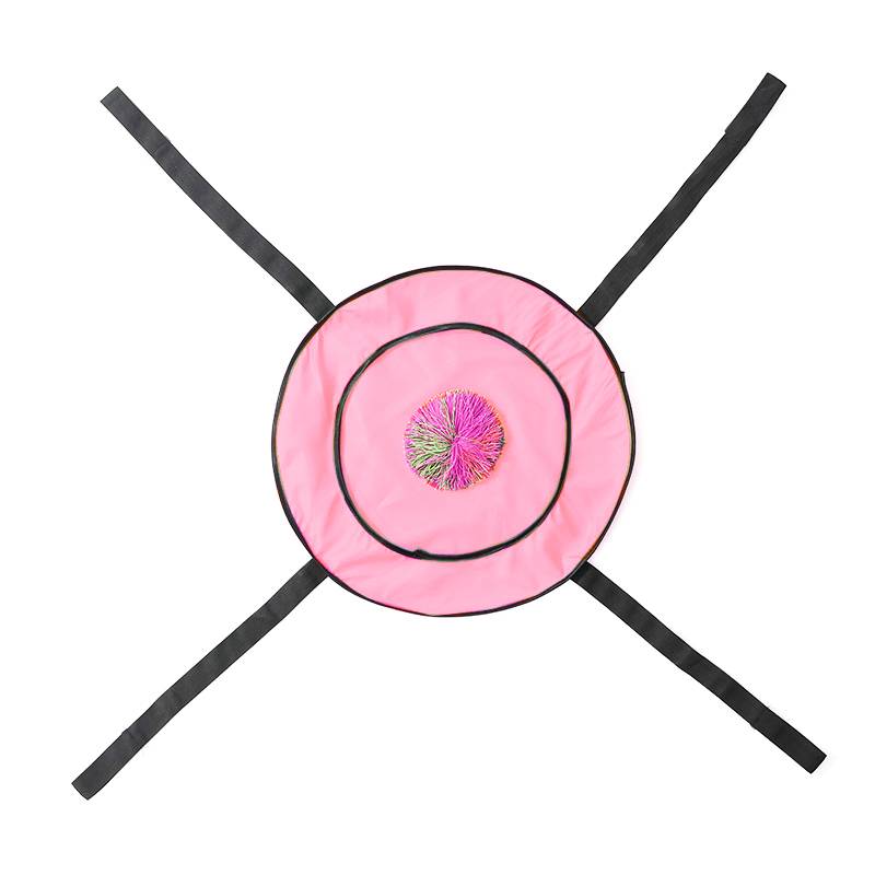 Pink-Net cloth playbag ball