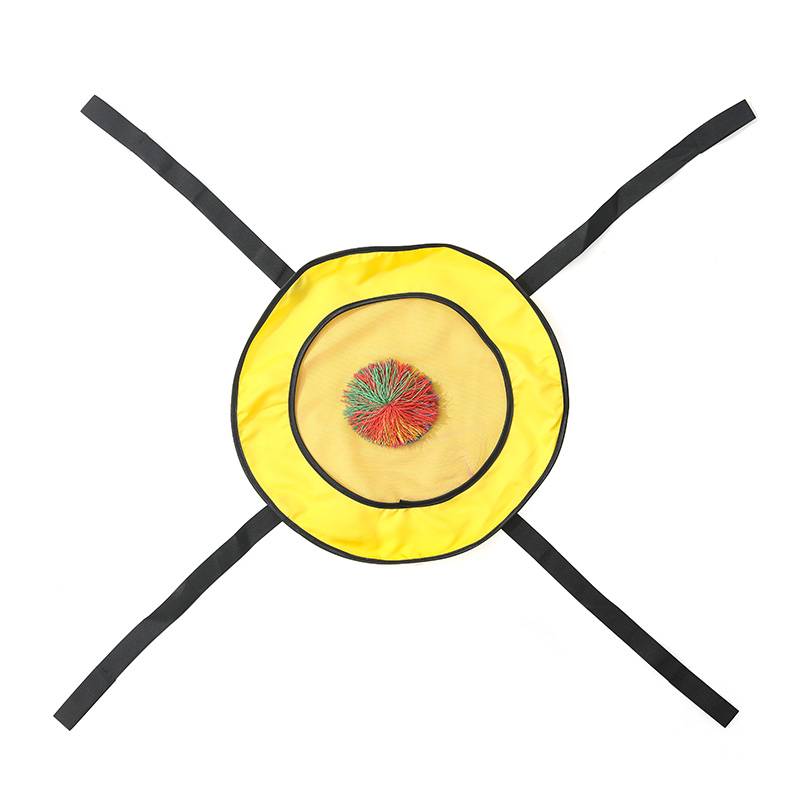 Yellow-Net cloth playbag ball