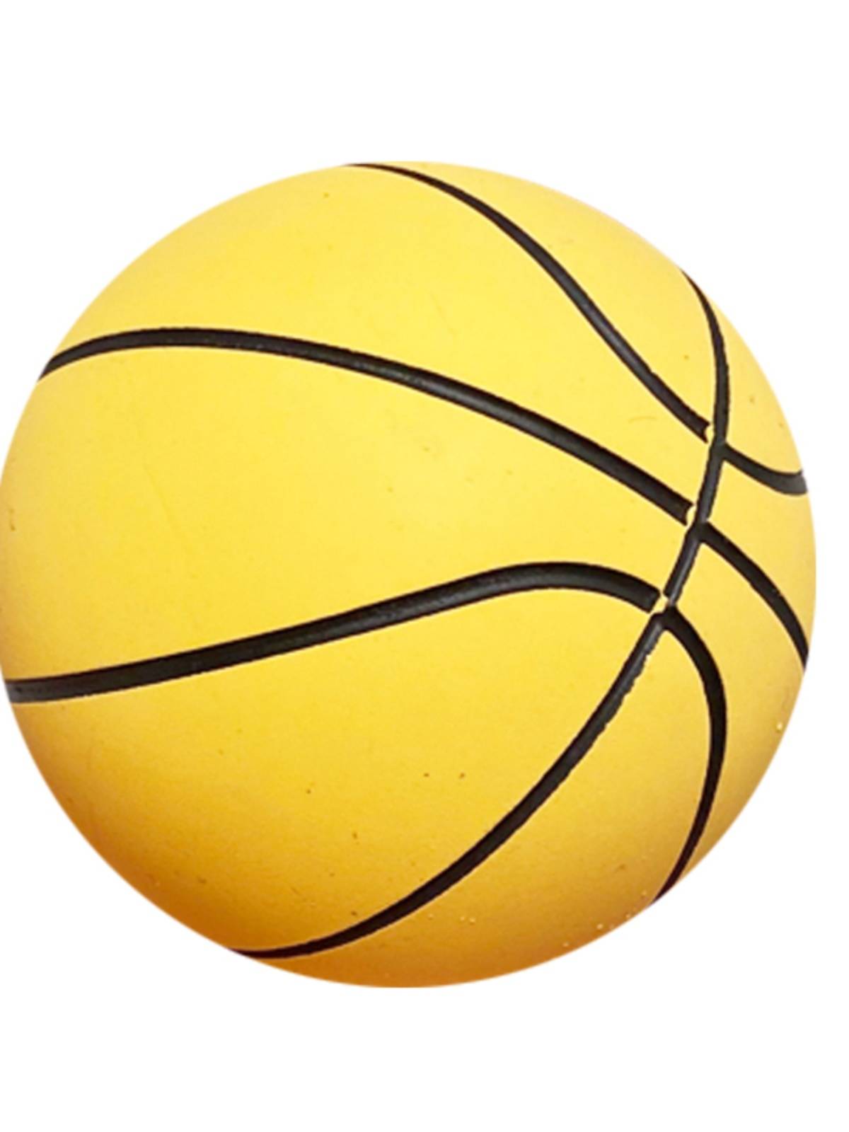 6CM mini small basketball rubber hollow elastic ball children's puzzle toy ball amusement park small football scratching