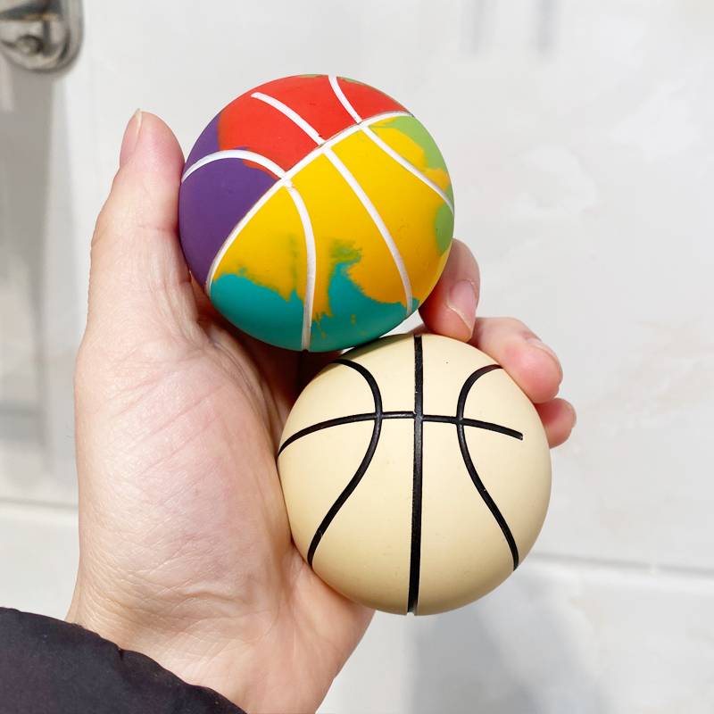 Color orange+light yellow blue ball