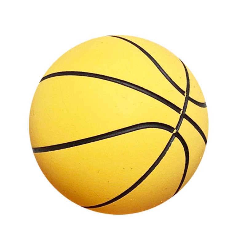 Small yellow basketball