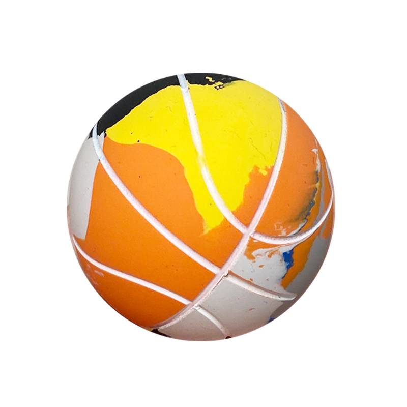 Color orange red ball