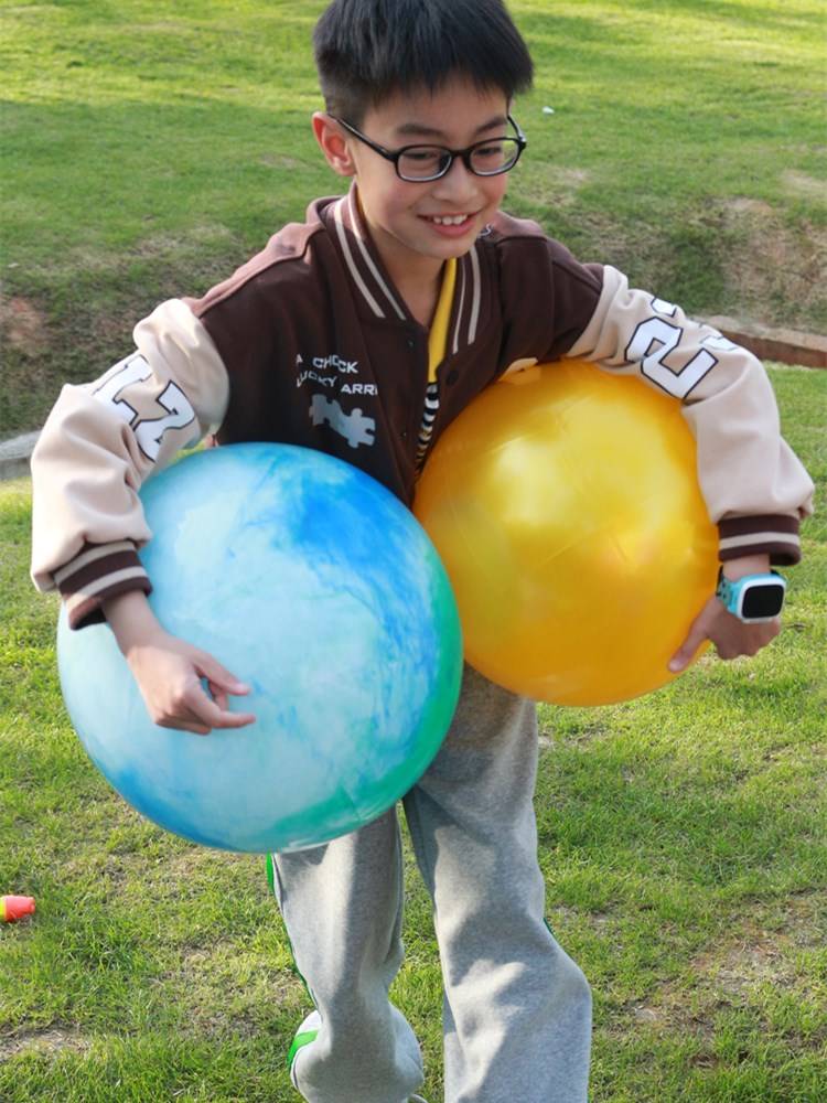 Beach ball water inflatable toy ball floating ball children thick elastic shooting ball beach volleyball swimming drama ball
