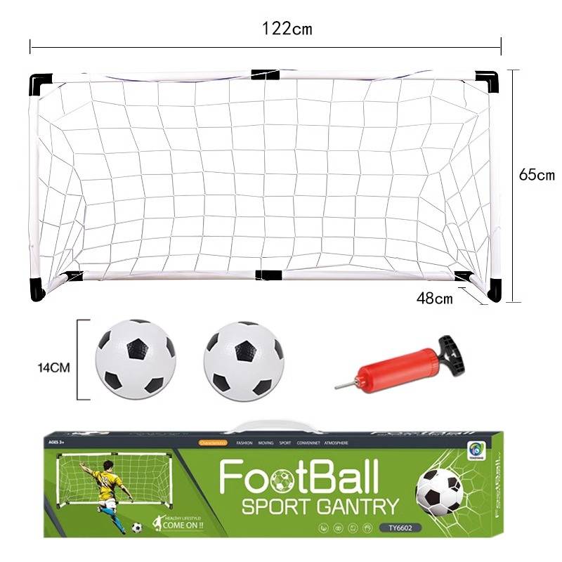 Mid -No. 122cm football goal +2 football 1 air tube