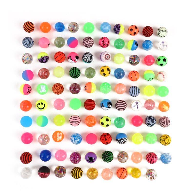 No. 32 Rubber Plastic Ball Gacha Machine Jummer Children's Toys Ball Kindergarten Prize Cat Back Revisive