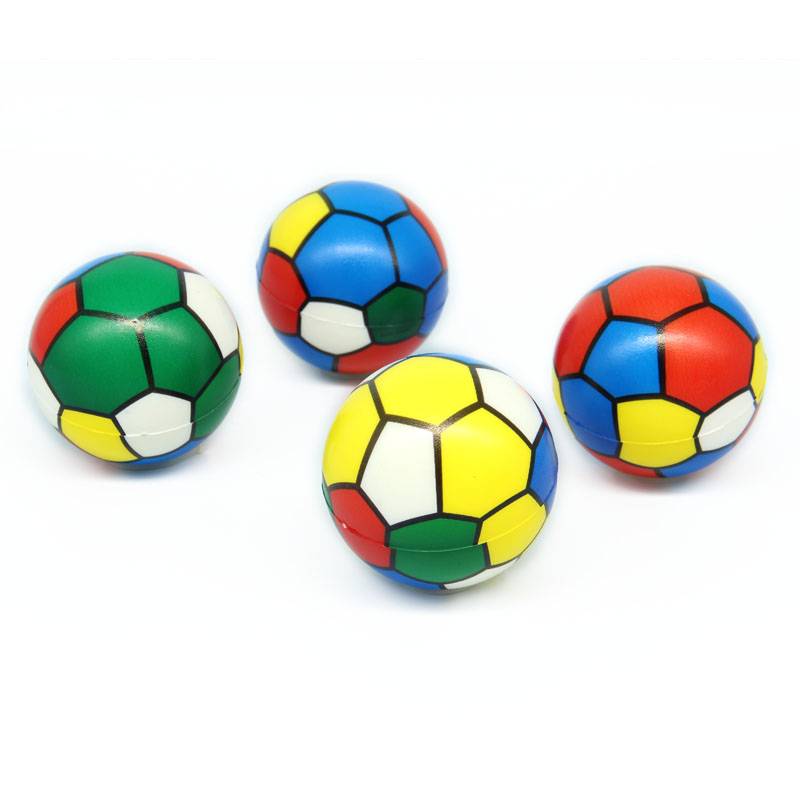 6.3CM Cartoon PU All -Printing Sponge Ball Solid Ball Foam Ball Gift Ball Power Training Children's Toy Ball