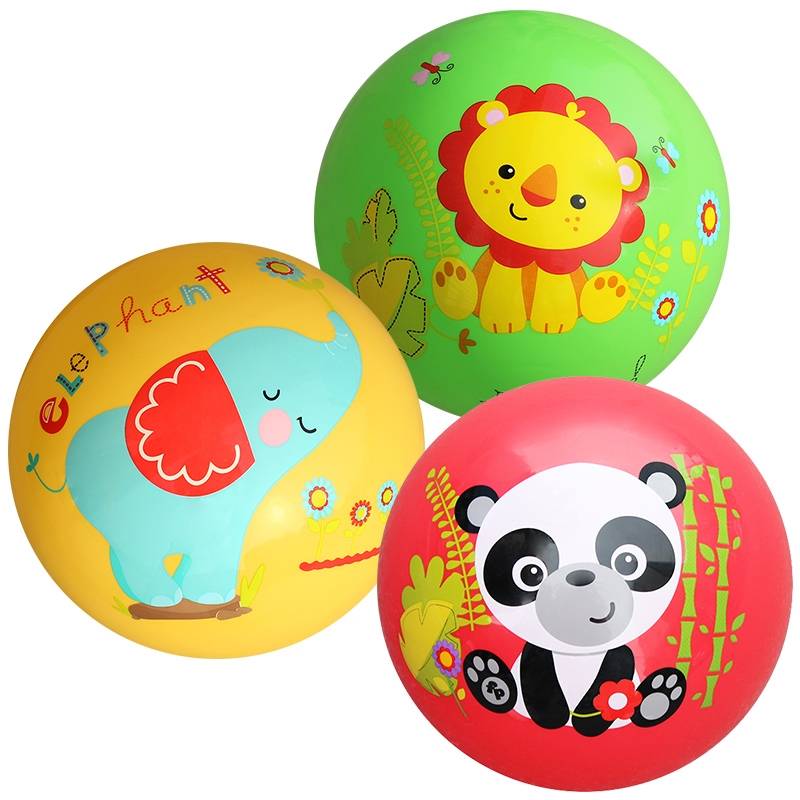  infant shooting soft ball toy baby Fei Xue shooting 9 -inch children's inflatable PVC environmental protection stretch ball