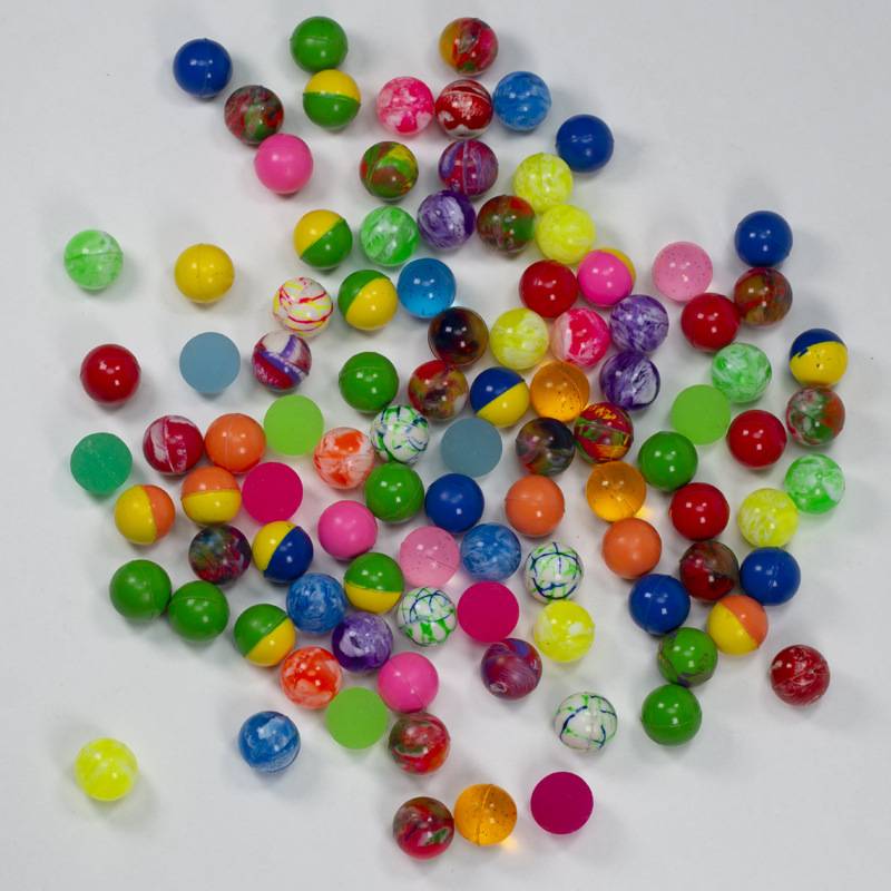 No. 22 elastic ball 100/bag jumping children jumping bullets solid bouncing mixed bouncing jumper children's toys