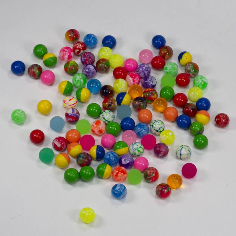 No. 22 elastic ball 100/bag jumping children jumping bullets solid bouncing mixed bouncing jumper children's toys
