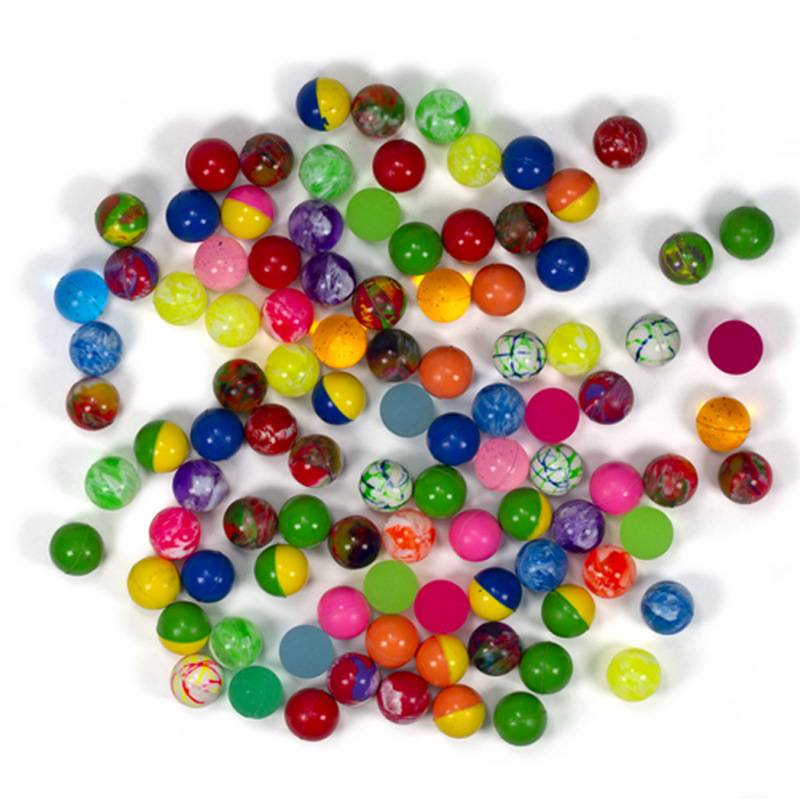 No. 22 elastic ball 100/bag jumping children jumping bullets solid bouncing mixed bouncing jumper children's toys
