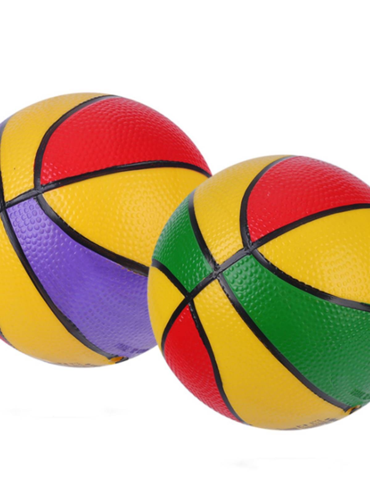 8.5 -inch PVC children's basketball leather ball thickened rubber baby inflatable fitness toy ball kinder