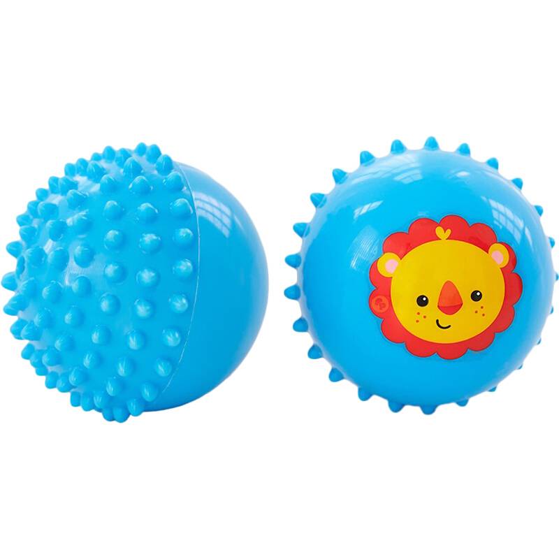 Fisher's baby touch massage ball squeezing and squeezing the baby's squeezing