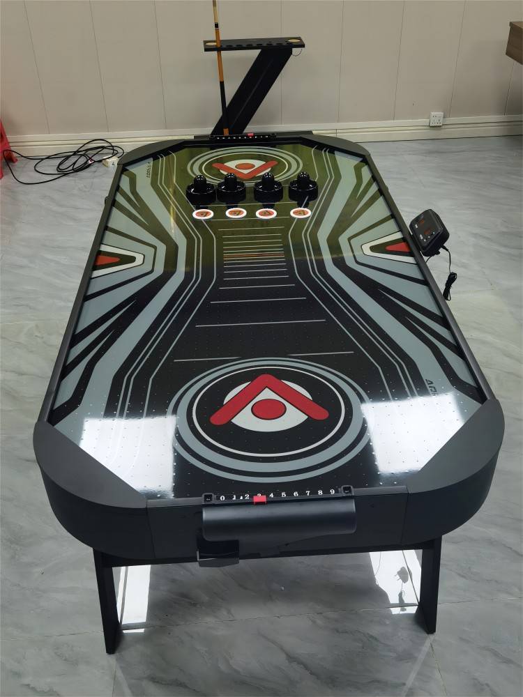 The desktop ice hockey machine desktop facial hanging ball air curved hockey table scrape stadium standing folding adult standard