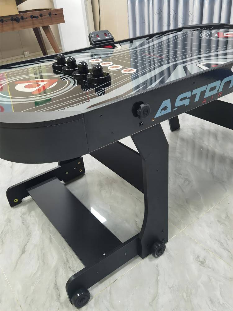 The desktop ice hockey machine desktop facial hanging ball air curved hockey table scrape stadium standing folding adult standard