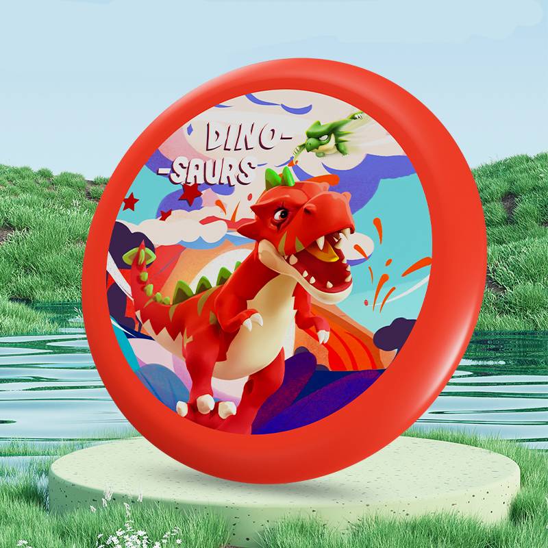 Red running dinosaurs [PU material] (soft and thick without hurting people)