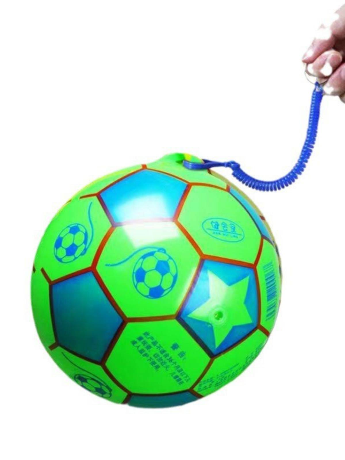Children's colorful chain football green watermelon ball kindergarten Popular ball shot ball baby outdoor inflatable toys