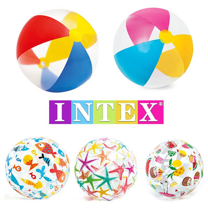 New Intex inflatable beach ball children's play water toy ball adult water swimming pool water ball player ball early teaching