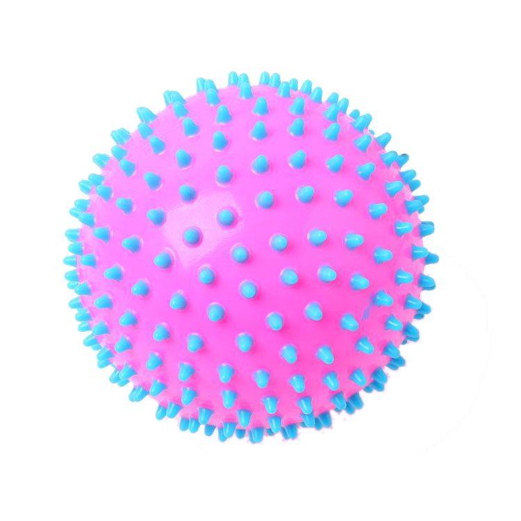Haha ball colorful and thick massage ball colorful hedgehog velocity ball children's senses touched sting ball inflatable toy ball
