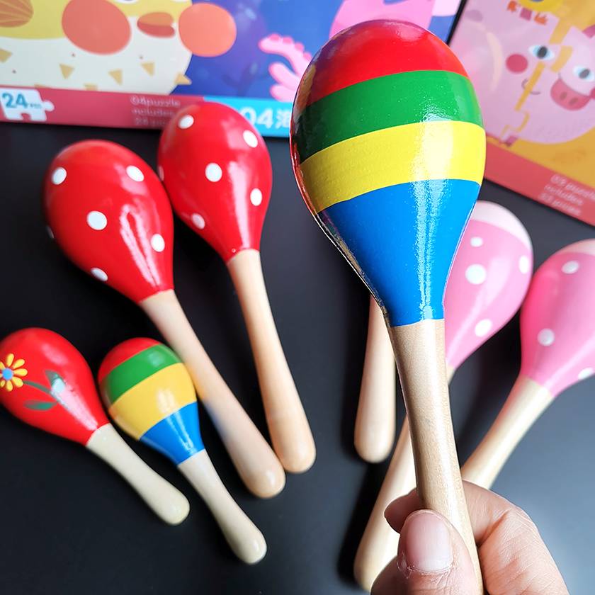 Kindergarten morning exercise training dumbbell hammers  early education percussion, toys, dance props, children