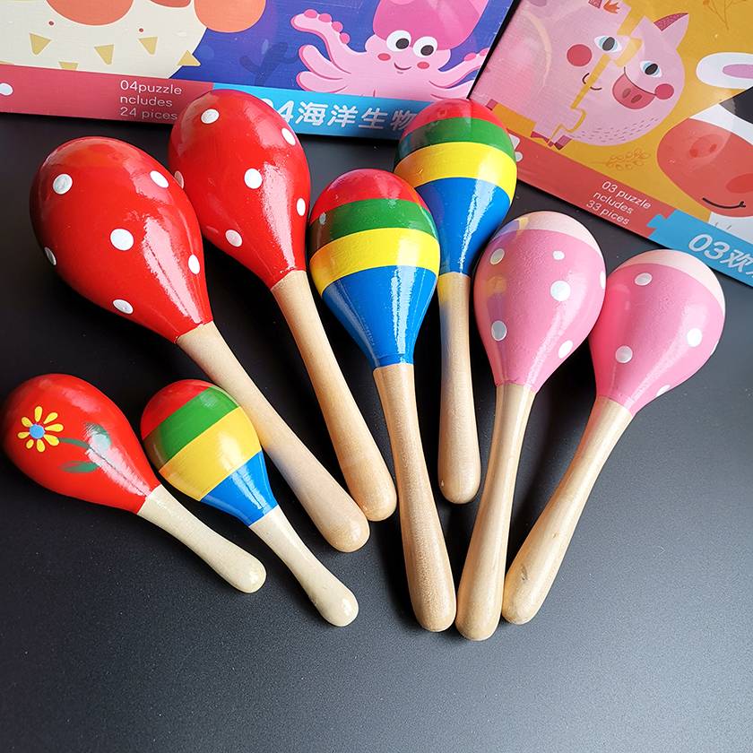 Kindergarten morning exercise training dumbbell hammers  early education percussion, toys, dance props, children