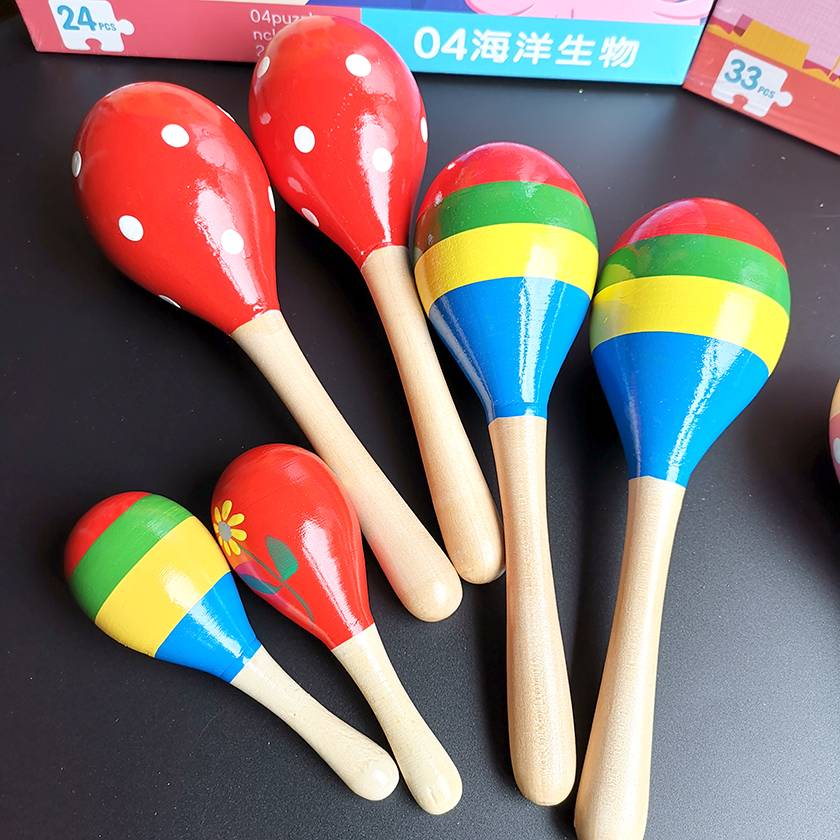 Kindergarten morning exercise training dumbbell hammers  early education percussion, toys, dance props, children