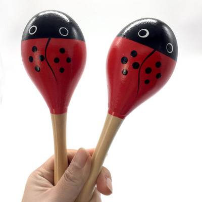 Large ladybugs sand balls two installations