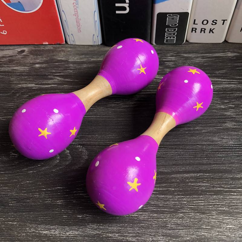 Small purple double -headed sand balls two installations
