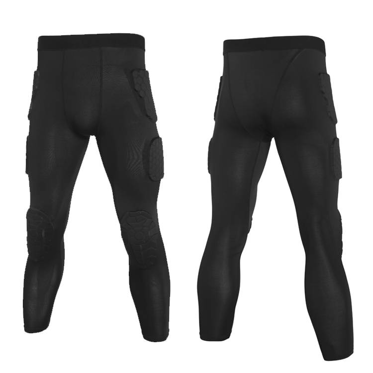 Pro honeycomb -like collision jacket Short -sleeved pads tights tights basketball protective vest shorts football armor jacket