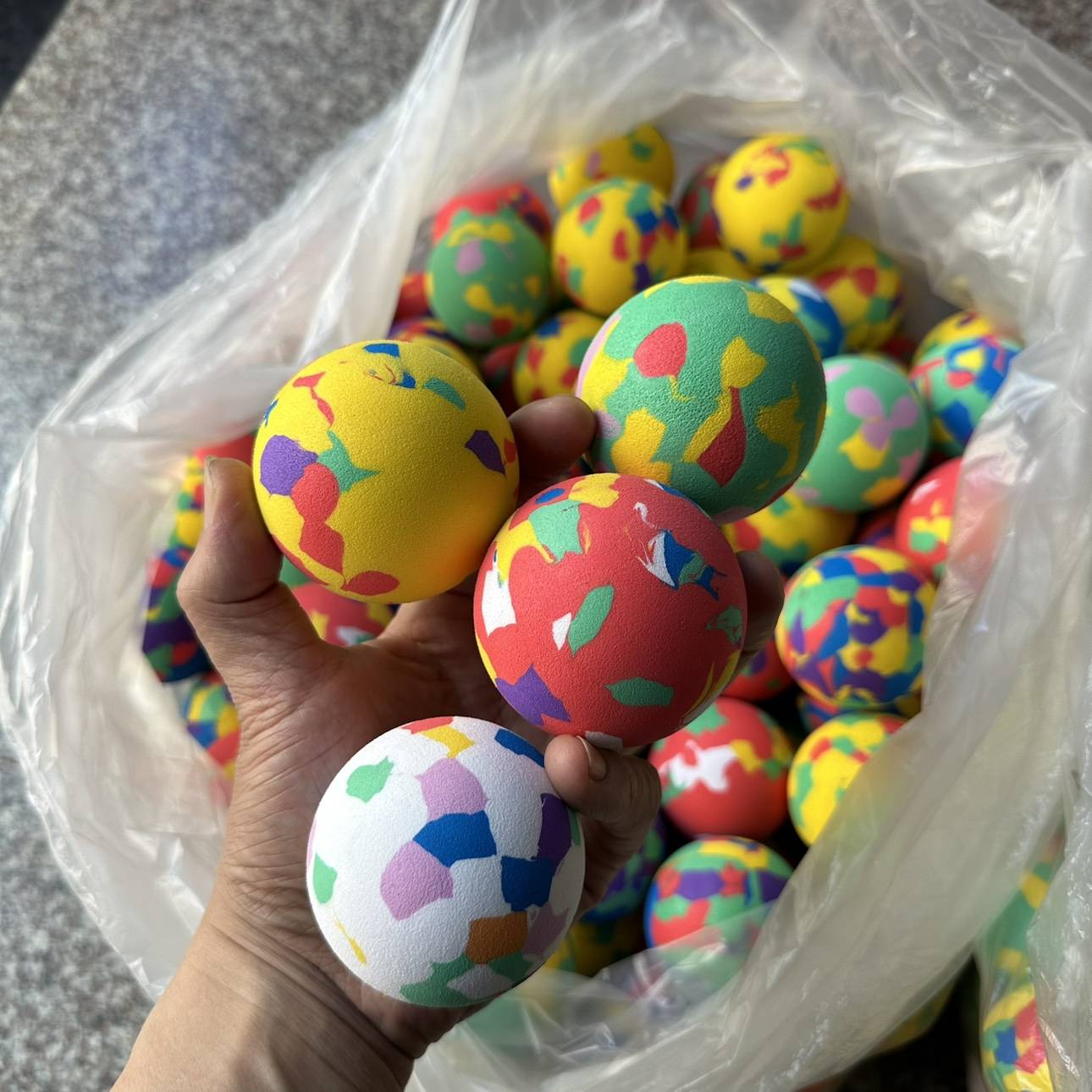 Snaphical Ball Ball Ball Ball Ball Solid Color Sponge EVA Ball Plug -Ball Ball Ball Ball Cat Soft Ball Ball