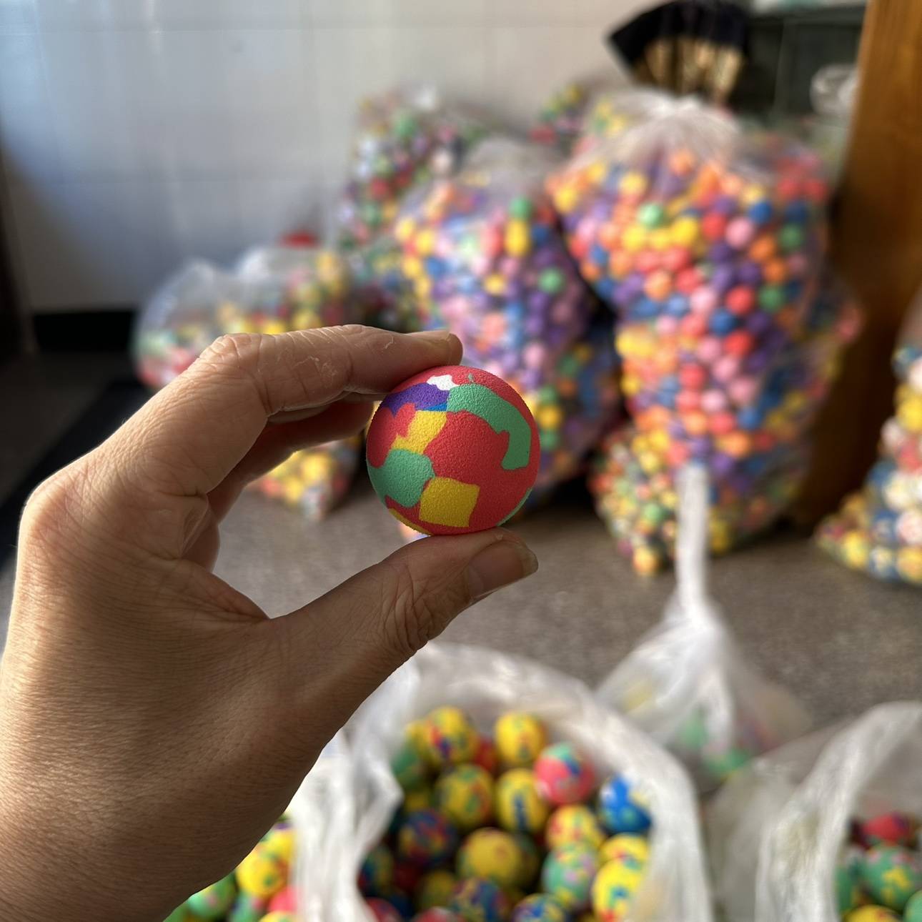 Snaphical Ball Ball Ball Ball Ball Solid Color Sponge EVA Ball Plug -Ball Ball Ball Ball Cat Soft Ball Ball