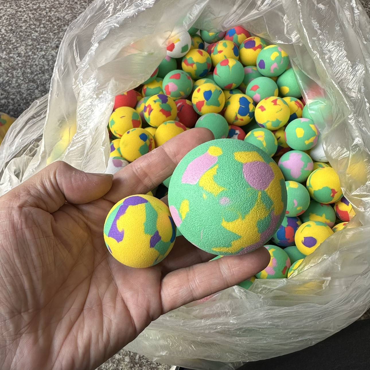 Snaphical Ball Ball Ball Ball Ball Solid Color Sponge EVA Ball Plug -Ball Ball Ball Ball Cat Soft Ball Ball