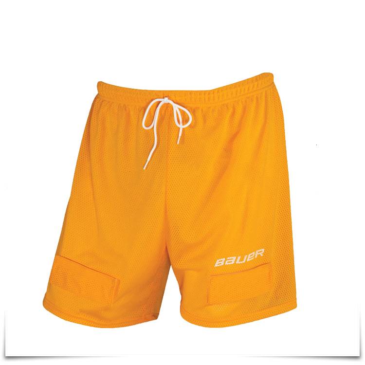 New Bauer Crotch Bauer Mesh Ice Hockey Crown Crossing Short Taking Short Taking Children Adult Crown Crotching Pants Breath Hockey Pants
