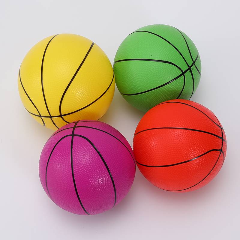 Children's small leather ball thickened small basketball inflatable elastic toy ball kindergarten dedicated shooting player grab football