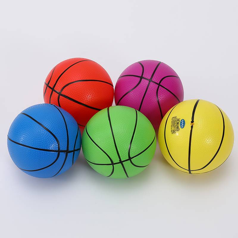 Children's small leather ball thickened small basketball inflatable elastic toy ball kindergarten dedicated shooting player grab football