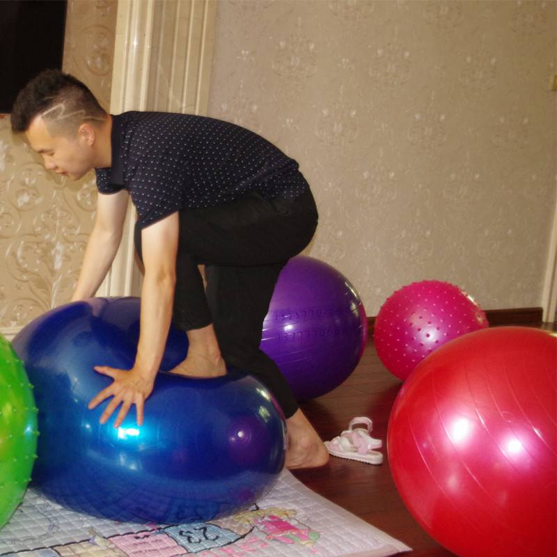 Kindergarten Children's Yoga Ball Baby Ball Ball Platform Passion Ball Baby Sensory Ball Ball Balloon Toys