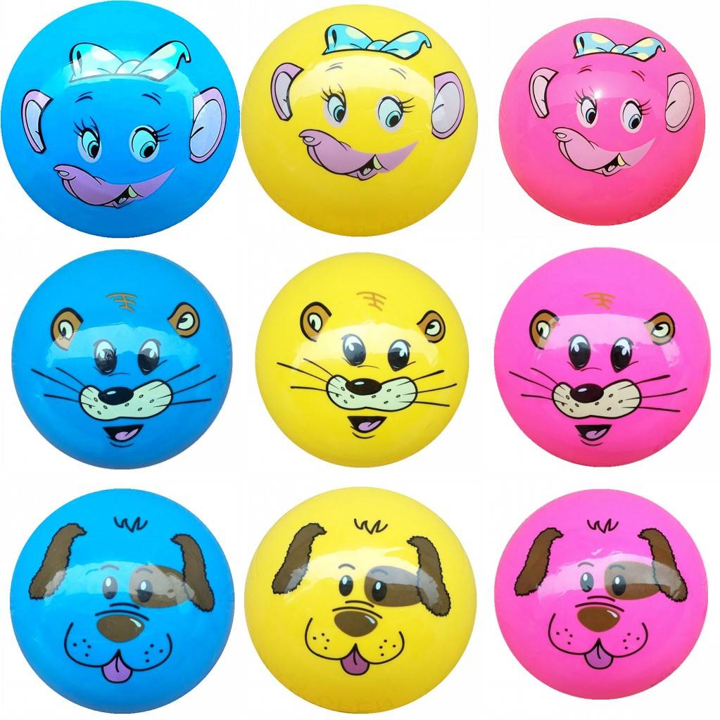 Baby cartoon leather ball children shooting the ball 2-9 years old training ball, one hand grabbed the ball gift toy ball early teaching