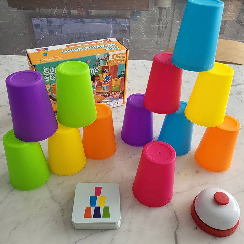 Stack cup doubles [Bringing bell]