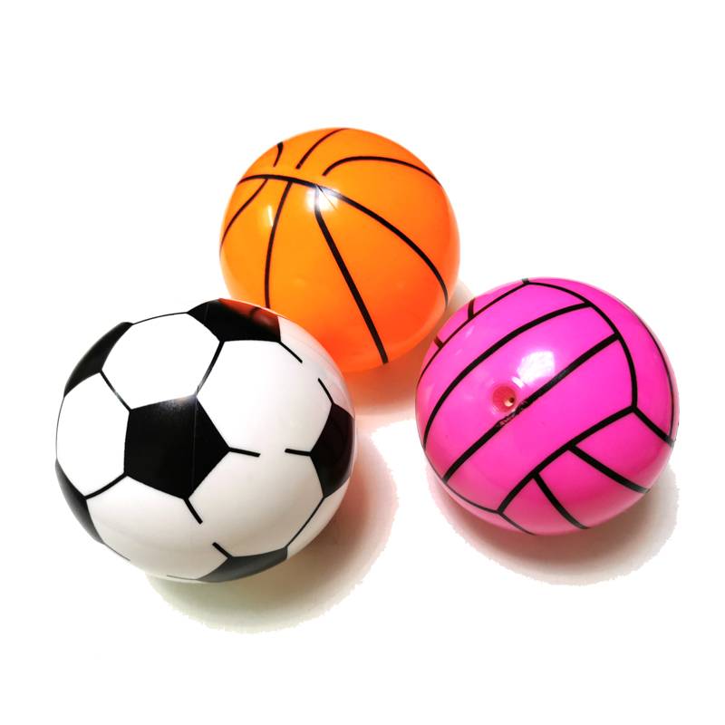 Children's small leather ball kindergarten sports equipment parent -child inflatable fitness ball cognitive elastic hand grabbed ball toys